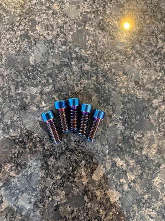 Macfox Triple Clamp Titanium Bolts.