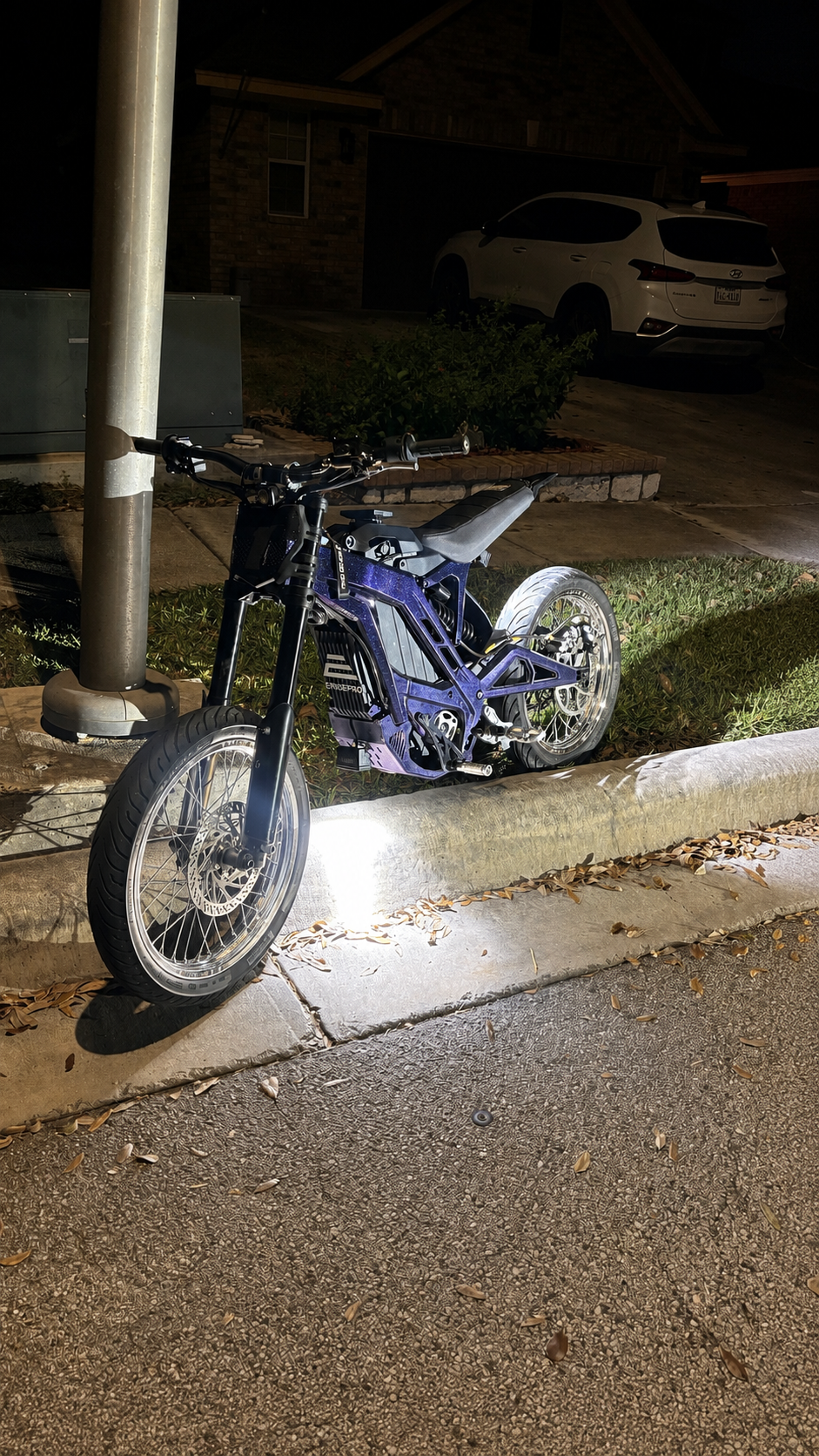 Talaria x3 / Mx3 / Mx4 / 17” CHROME WIDE SUPERMOTO WHEELSET