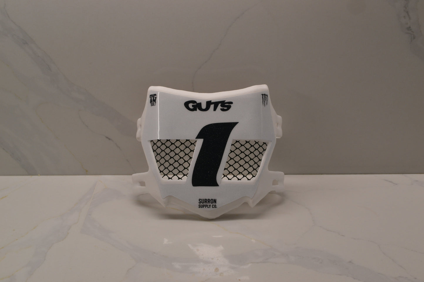 "MotoCutz" Vented Front Number Plate