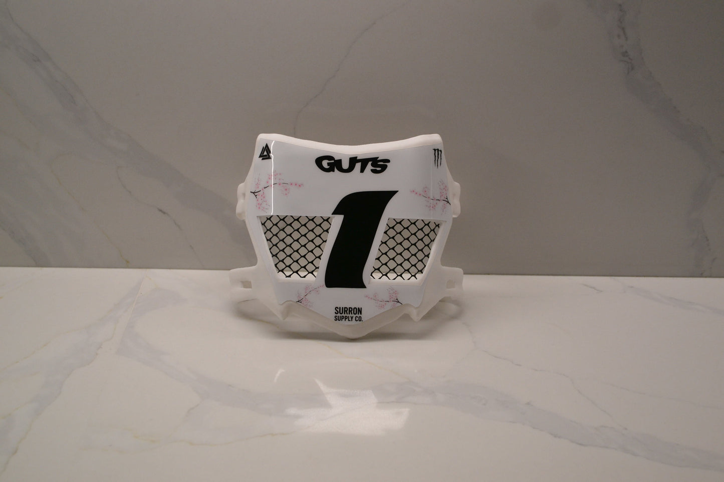 "MotoCutz" Vented Front Number Plate