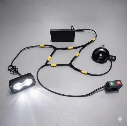Battery Powered Horn And Baja Light Kit