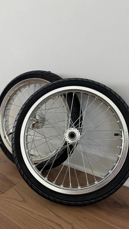 Chrome Surron LBX/E Ride Pro Supermoto Wheel Set