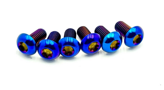 Titanium Front Rotor Bolts - E-Moto (Set of 6)