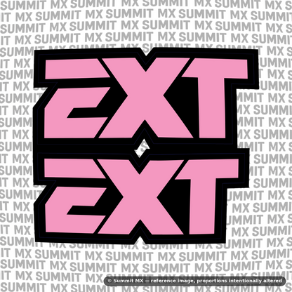 EXT Fork Tube Decal