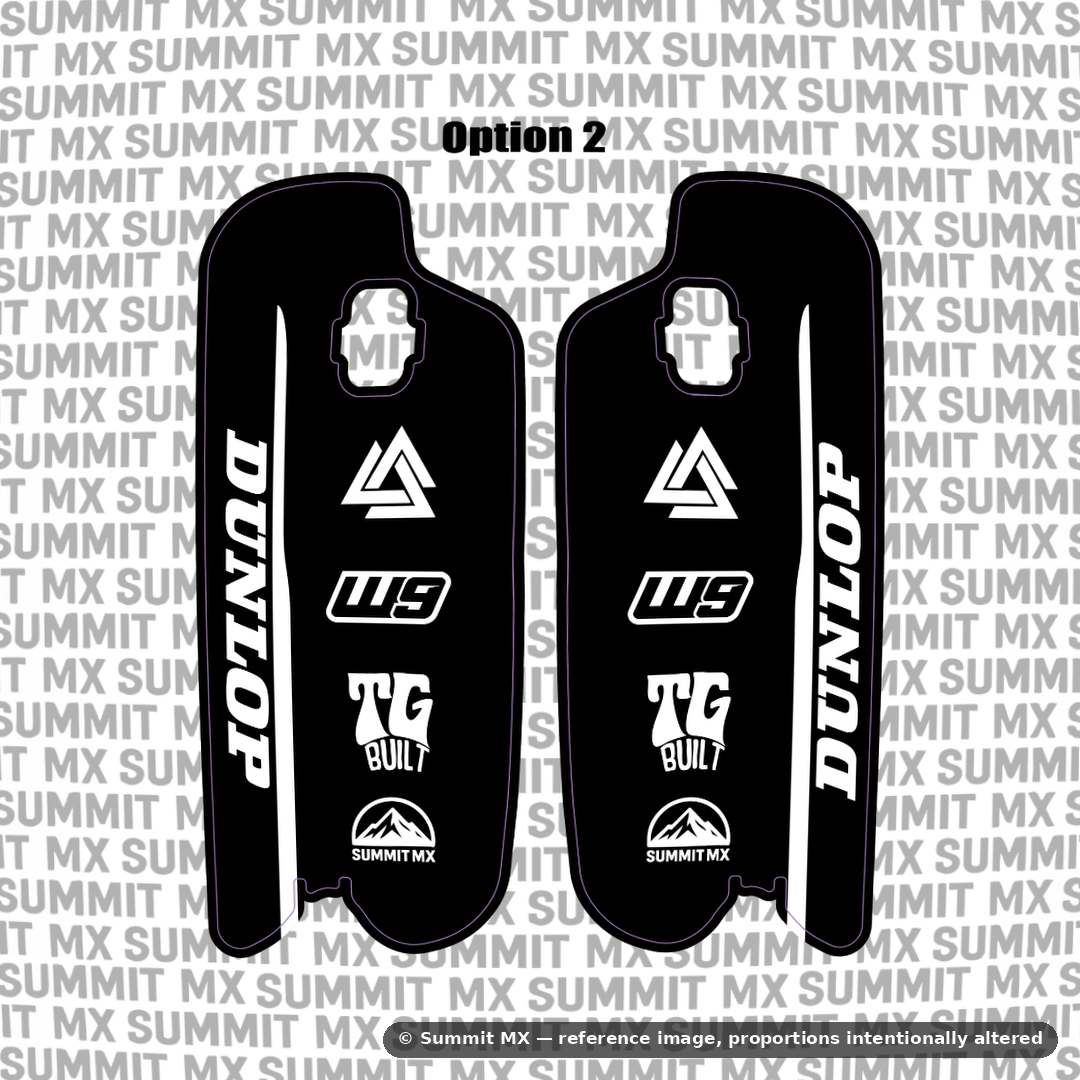 Fastace ALX13RC Fork Guard Decal
