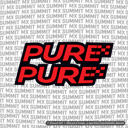 Pure Fork Tube Decal