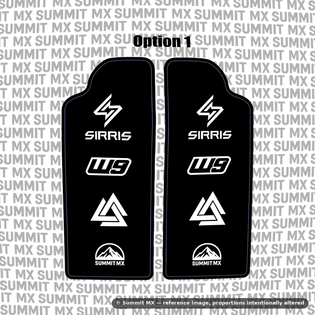 Sirris F43 Fork Guard Decal