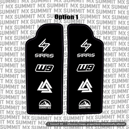 Sirris F43 Fork Guard Decal