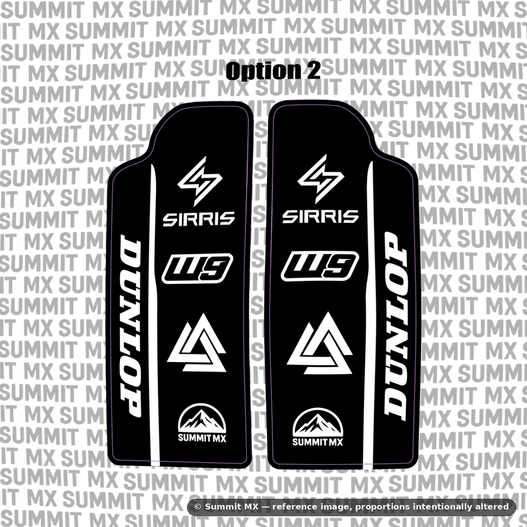 Sirris F43 Fork Guard Decal