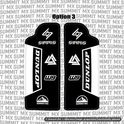 Sirris F43 Fork Guard Decal
