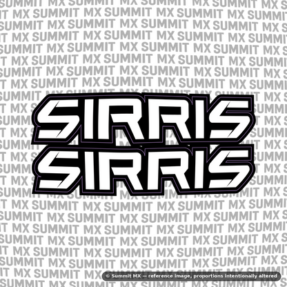 Sirris Fork Tube Decal