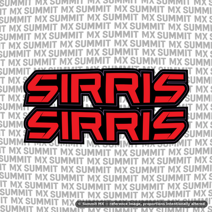 Sirris Fork Tube Decal