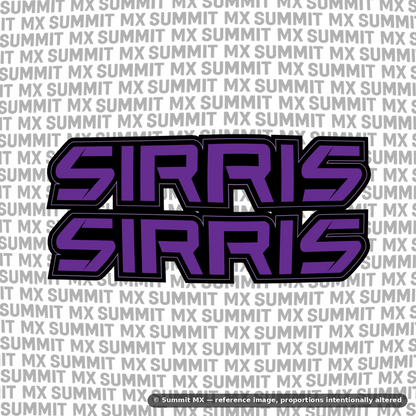 Sirris Fork Tube Decal